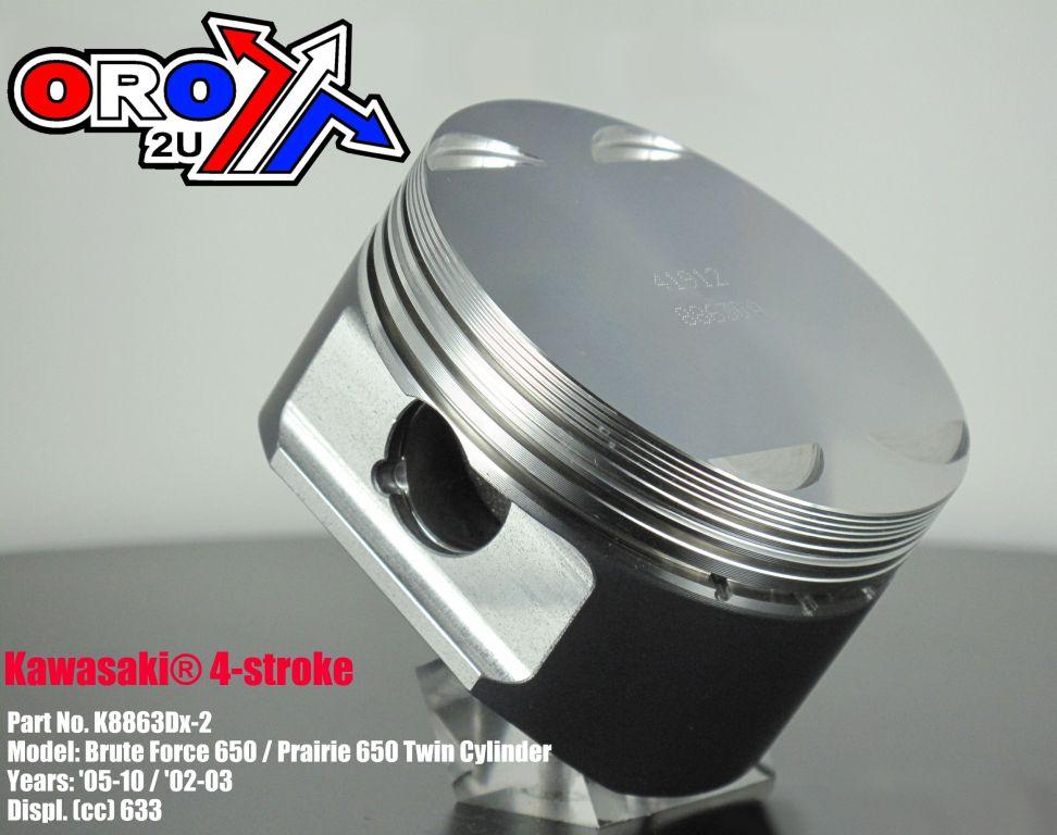 Piston Kit KVF650 80.50 Set/2, Wossner K8863D050-2 Bruteforce, 56-W4782