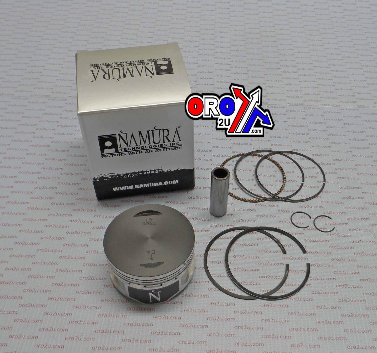 Namura Technologies Piston Kit KVF300 73.70mm Os, Namura NA-20005-4 Brute Force