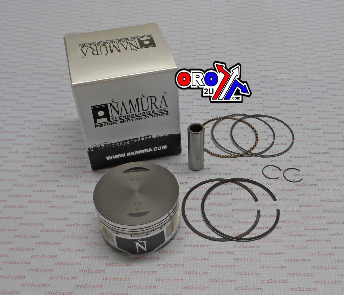 Namura Technologies Piston Kit KVF300 74.20mm Os, Namura NA-20005-6 Brute Force