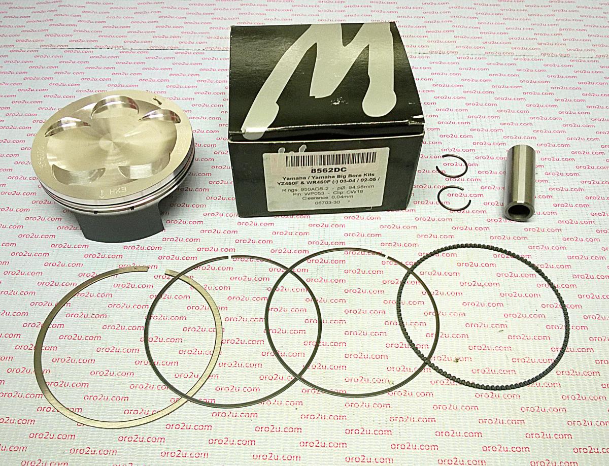 Piston Kit 03-04 YZF450 95 Hc, Forged Wossner 8570DB