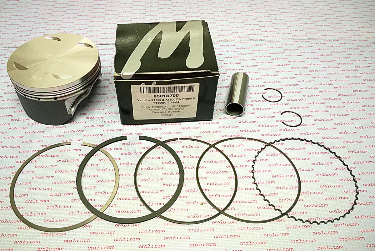 Piston Kit 98-01 YFM600 97.50, Forged Wossner 8501D250