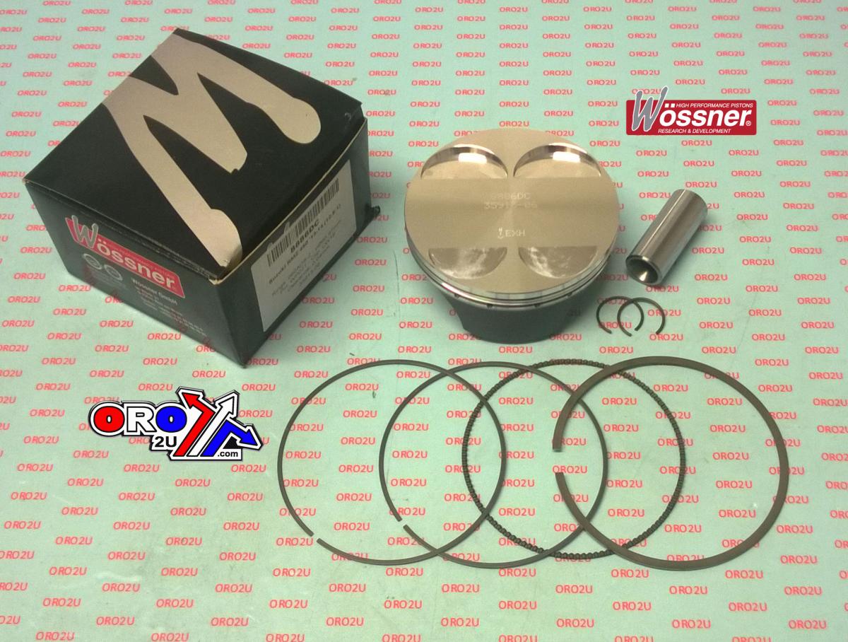 Piston Kit 13-17 RMZ450 96.00, Wossner 8886DA Suzuki, 12111-28H30-0F0