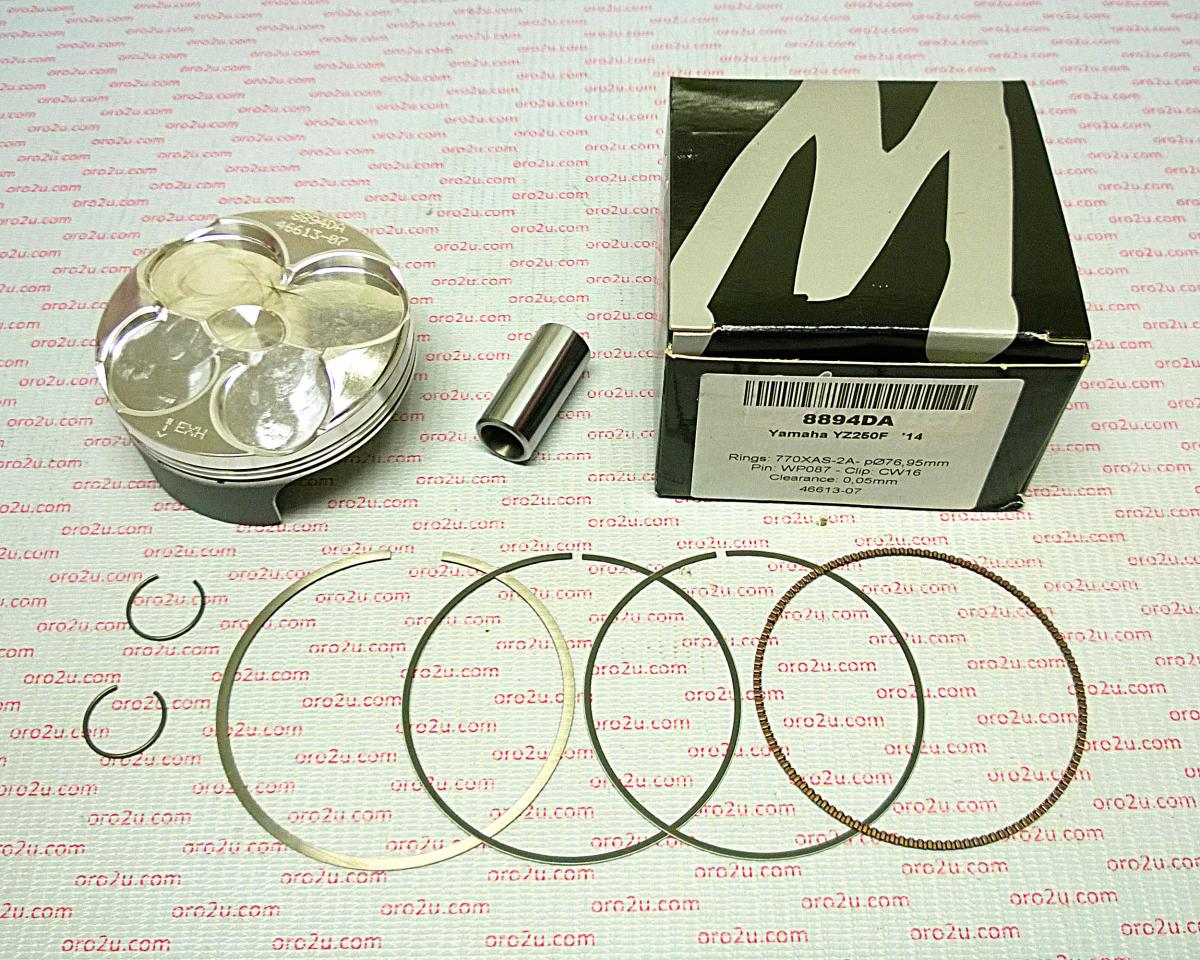 Piston Kit 14- YZF250 77mm Hc, Forged Wossner 8894DB