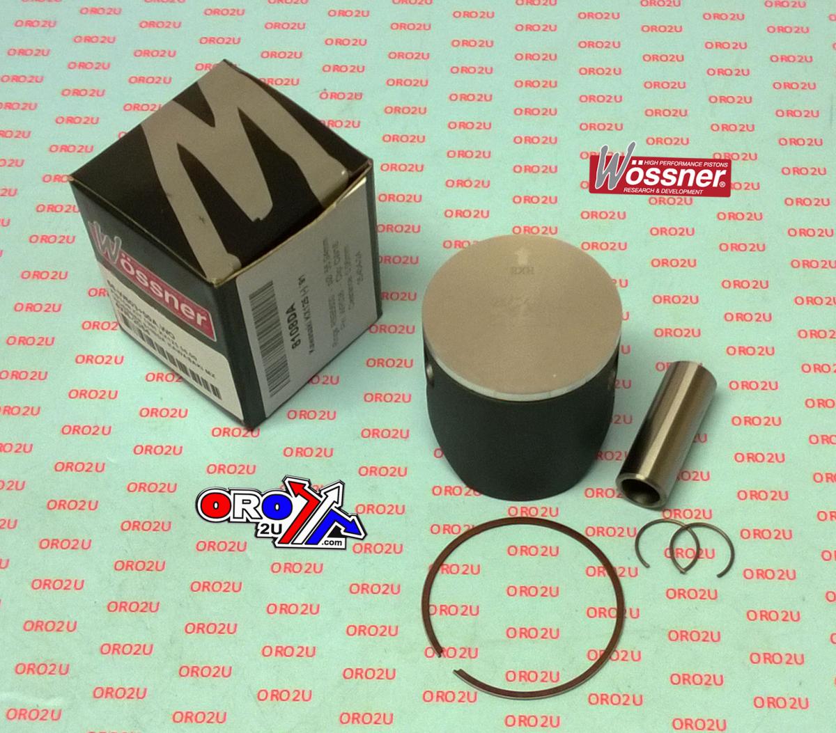 Piston Kit 1991 KX125 56.00, Wossner 8108DB Kawasaki MX