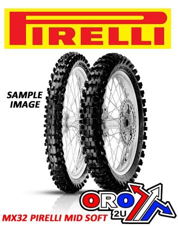 19-100/90 MX32 MID SOFT, PIRELLI SCORPION TYRE 2588400