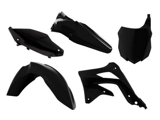 PLASTIC KIT/5 13-15 KX450F, BLACK RTECH R-KITKXF-NR0-515