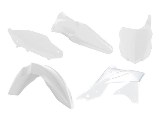 PLASTIC KIT/5 13-16 KX250F, WHITE RTECH R-KITKXF-BN0-516
