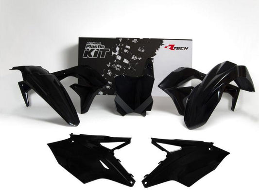PLASTIC KIT/5 16-18 KX450F, BLACK RTECH R-KITKXF-NR0-517