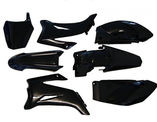 PLASTIC KIT YAMAHA TTR110E, BLACK, HX SJ004BLACK