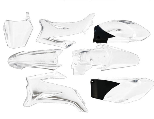 PLASTIC KIT YAMAHA TTR110E, WHITE, HX SJ004WHITE
