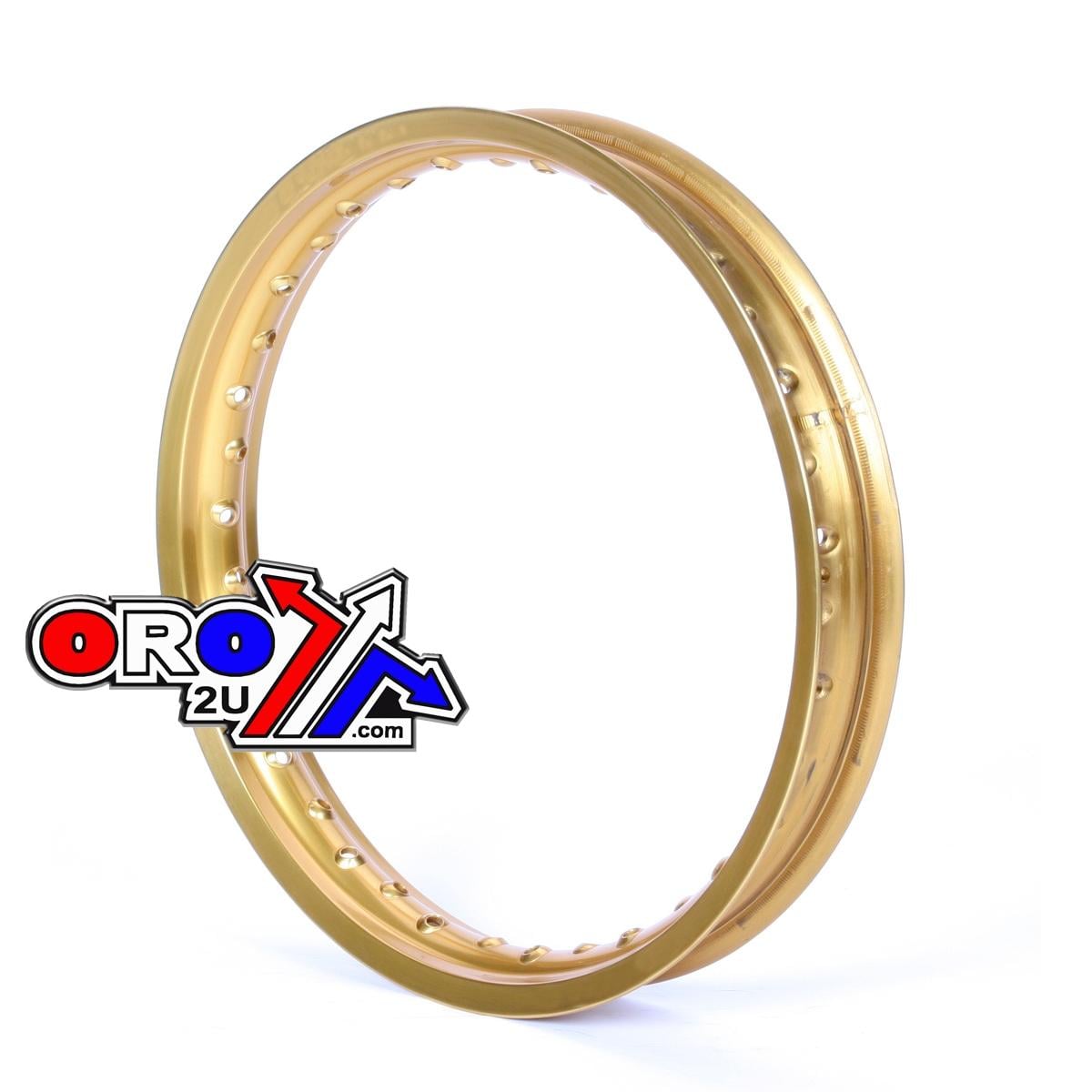 Mtx Parts Rim 215 x 18 36H Mtx Moto Alloy Rim Gold 85-135 - T6