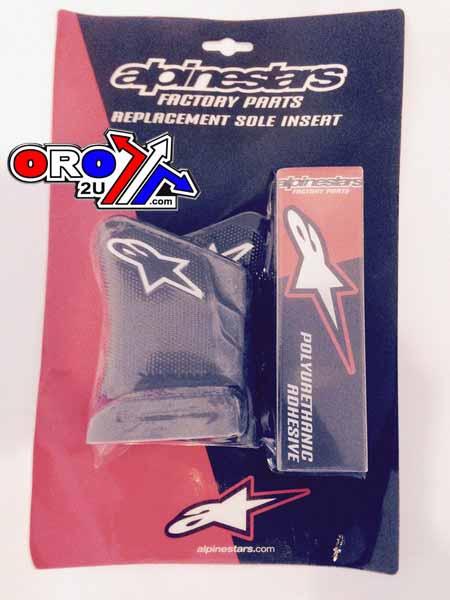 INSERTS BLACK TECH-7 SIZE 9, ALPINESTARS A25INSSUT741009, FOR 2014 ON TECH-7