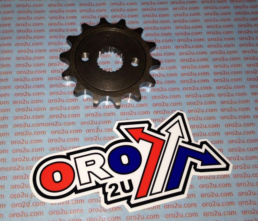 Dirt Racing Front Sprocket 14 [JTF1257.14] 428, Hd Chain Conversion CR80 CR85