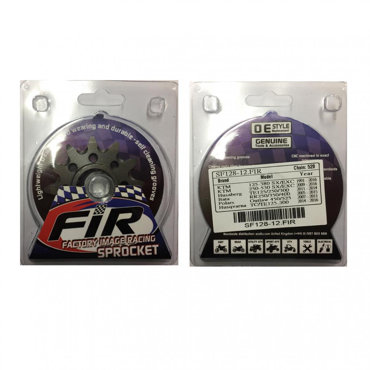 Factory Image Racing Front Sprocket Groove & Light JRF1901, JTF1901.1.12