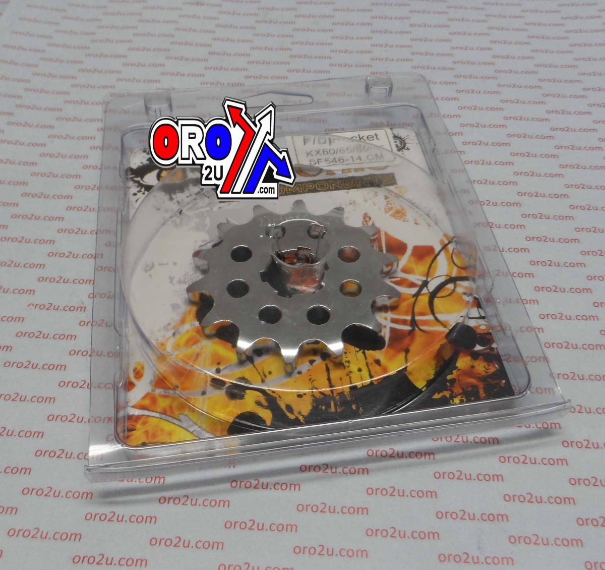 Dirt Racing Front Sprocket 14 [JTF546.14] 420, Chromolly