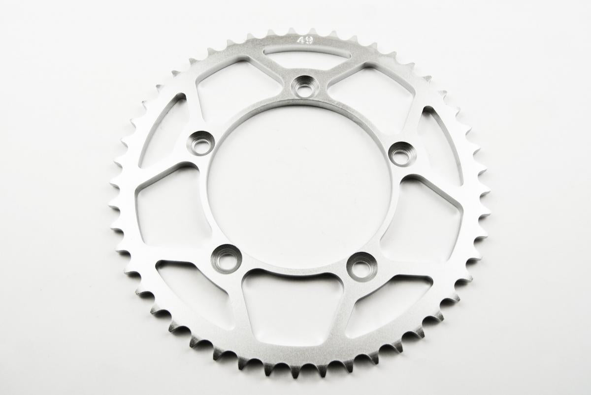 Factory Image Racing Rear Sprocket Steel Light Sil, MX-89449-2 Silver, SR046-49 JTR89449