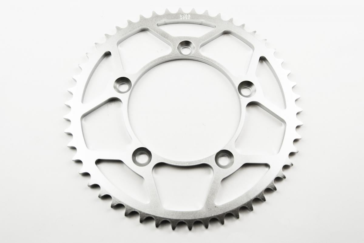 Factory Image Racing Rear Sprocket Steel Light Sil, MX-89450-2 Silver, SR046-50 JTR89450