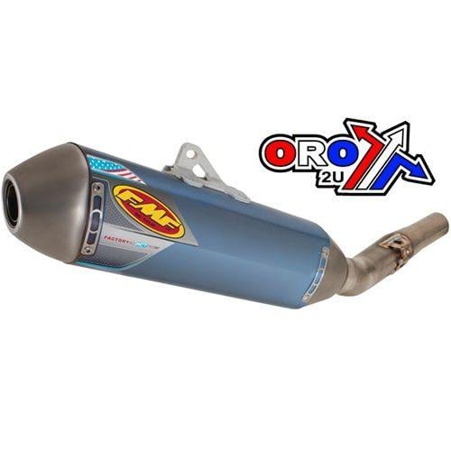 END OF LINE Factory 4.1 Titanium Blue Exhaust Silencer 11-13 Honda CRF 250 R - FMF 041439