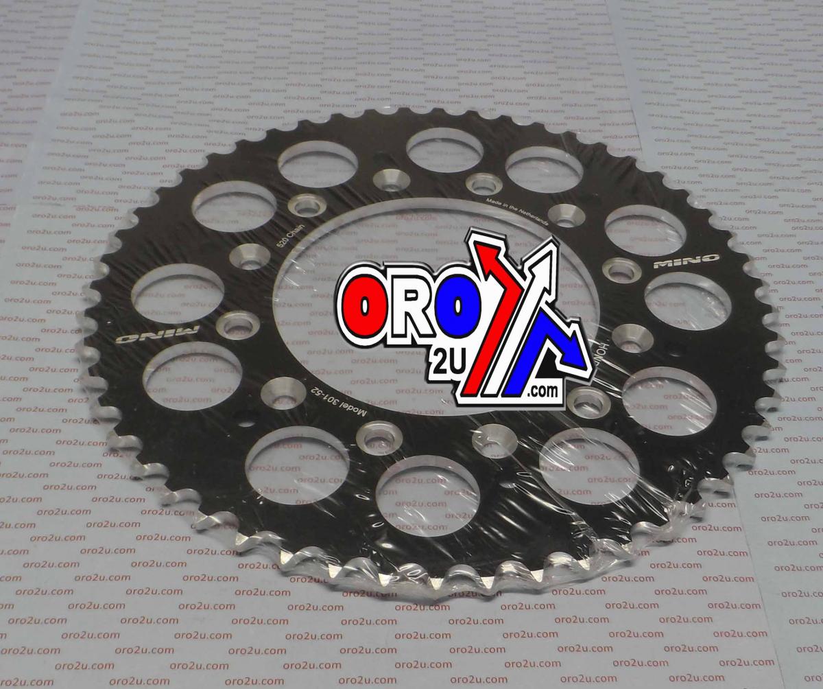 Mino Rear Sprocket Alloy Black 301/210, 25-301.520.52 Double Drilled JTR301, JTR210