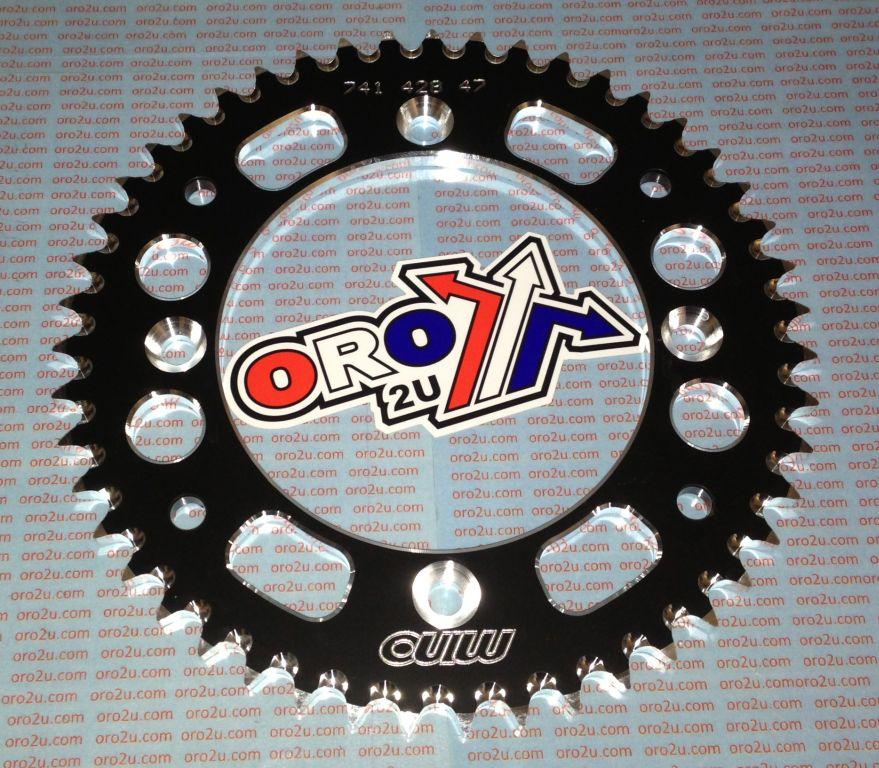 Mino Rear Sprocket Alloy Black 441, 25-74147 KTM 85SX, 105SX, 85XC, 105XC