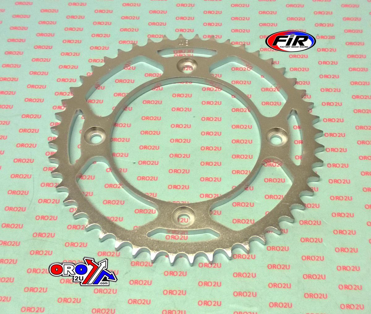 Factory Image Racing Rear Sprocket Steel Light Sil, MX-89548-2 Silver, SR441-48 JTR89548