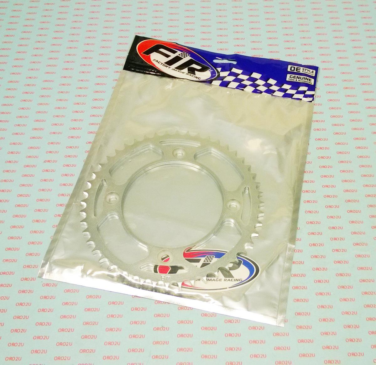 Factory Image Racing Rear Sprocket Steel Light Sil, MX-89548-2 Silver, SR441-48 JTR89548