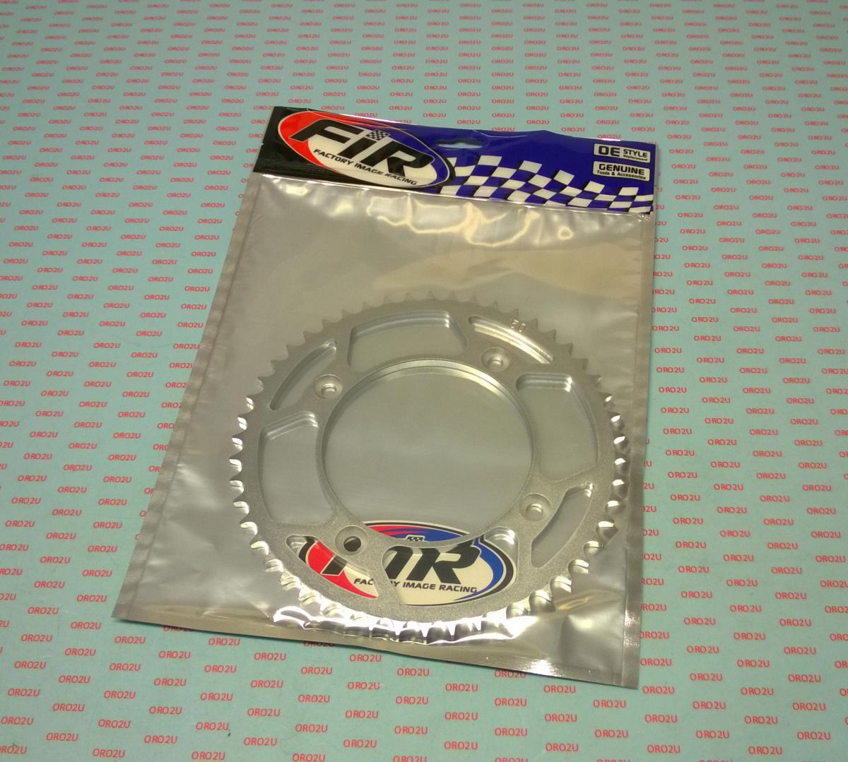 Factory Image Racing Rear Sprocket Steel Light Sil, MX-89550-2 Silver, SR441-50 JTR89550