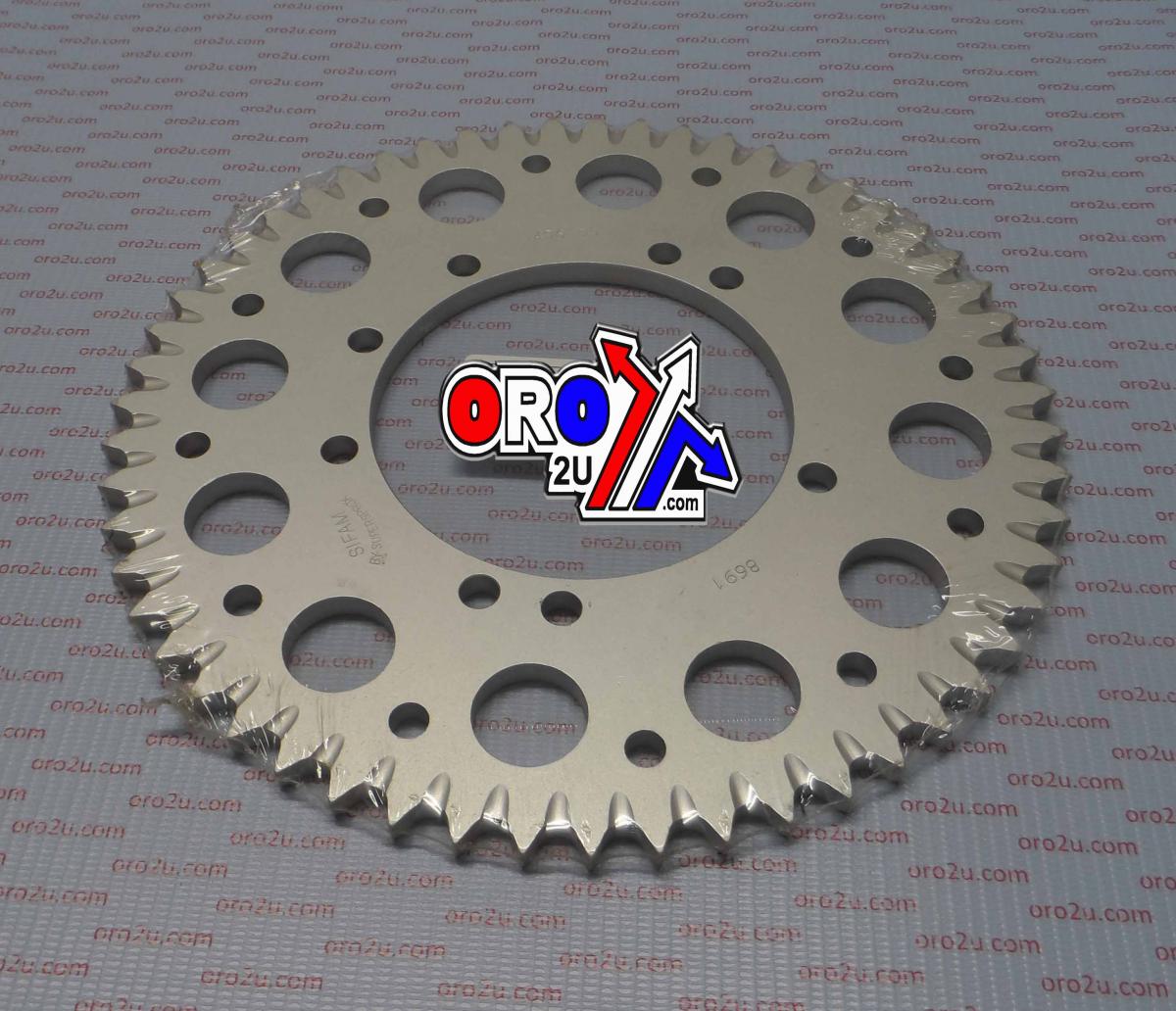 Sifam Rear Sprocket Alloy Silver 462, Chain 428 Conversion