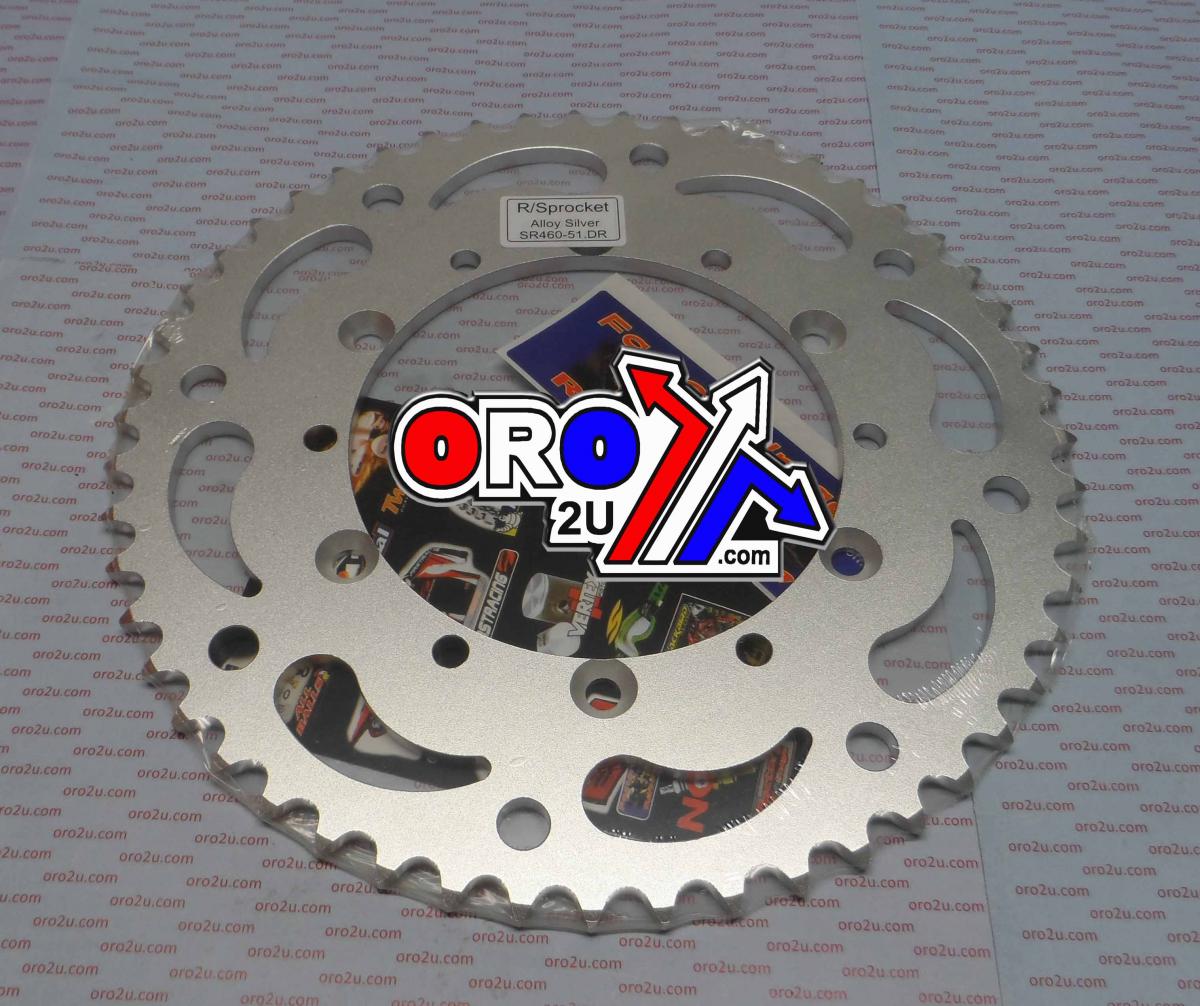 Dirt Racing Rear Sprocket Alloy 51 [JTR460.51] 520 Silver