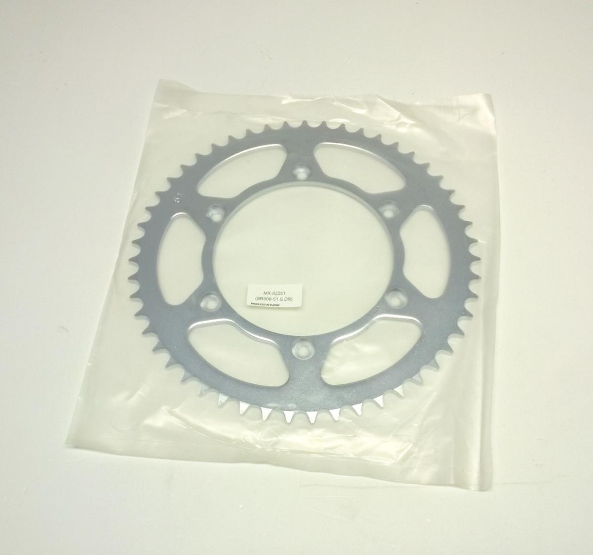 Dirt Racing Rear Sprocket Steel 51 [JTR822.51] 520, Silver
