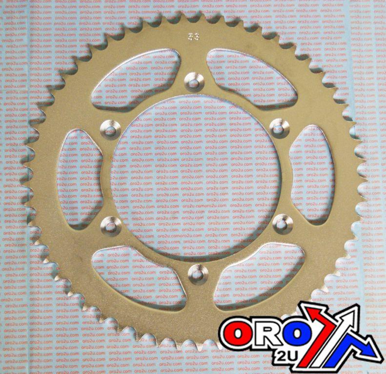 Dirt Racing Rear Sprocket Steel 53 [JTR822.53] 520, Silver