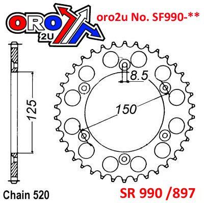 Mtx Parts Rear Sprocket Steel Hard Light 11H-402-50 SR808-50.S