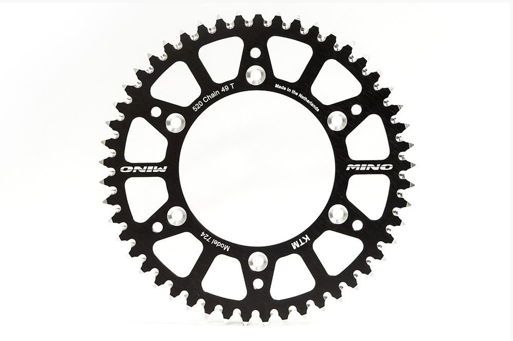 Mino Rear Sprocket Alloy Black, 25-423-520-51 Black JTR808