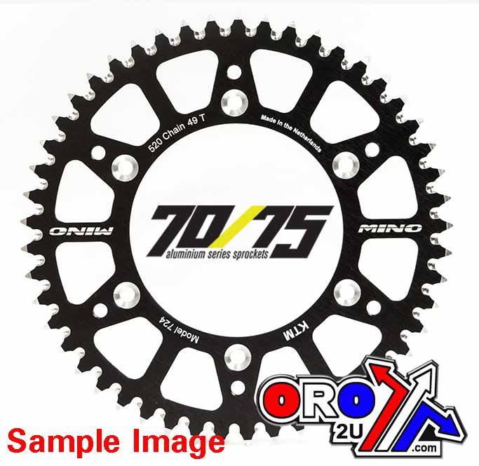 Mino Rear Sprocket Alloy Black, 25-423-520-51 Black JTR808