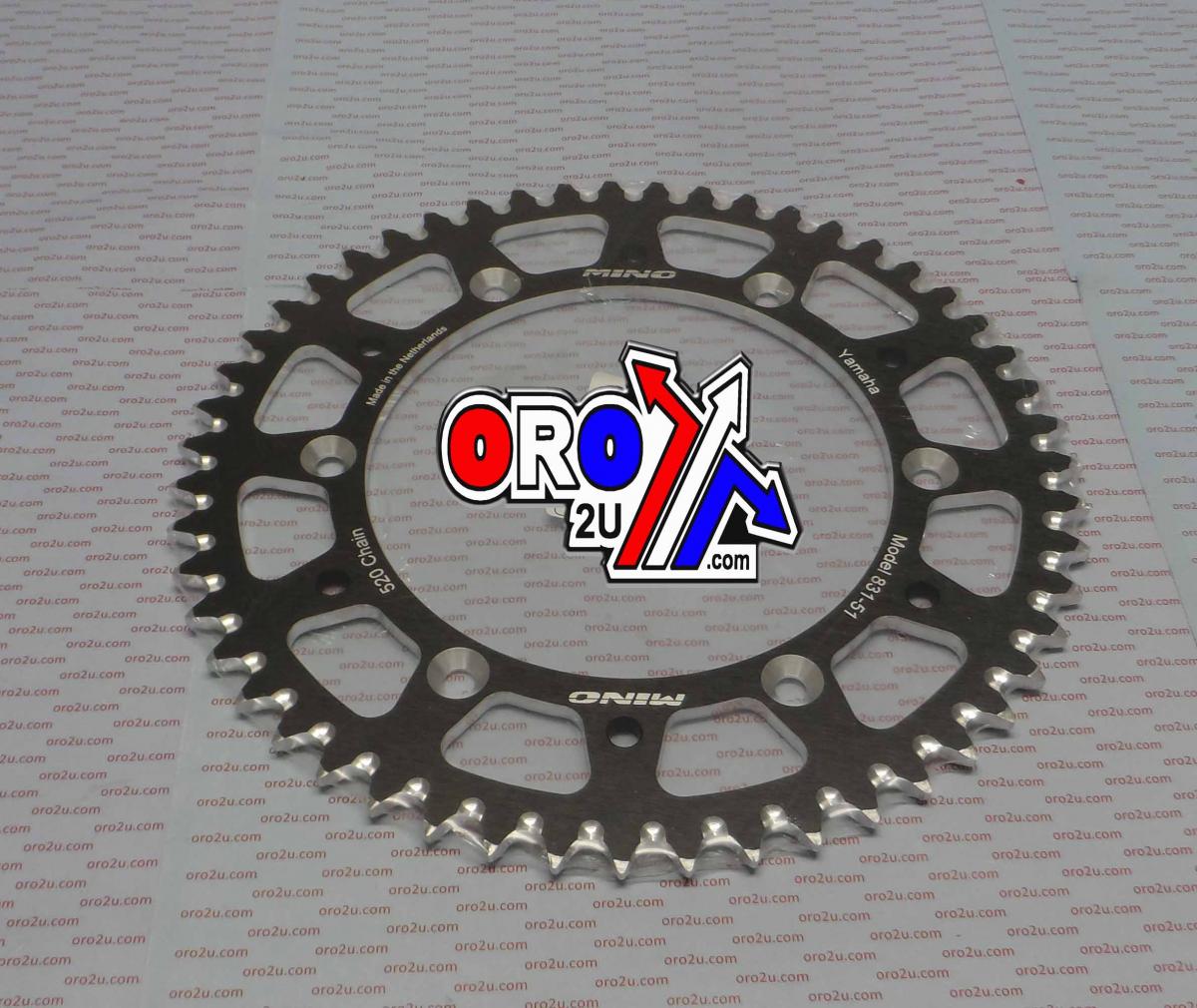 Mino Rear Sprocket Alloy Black 853, 25-831-520-51