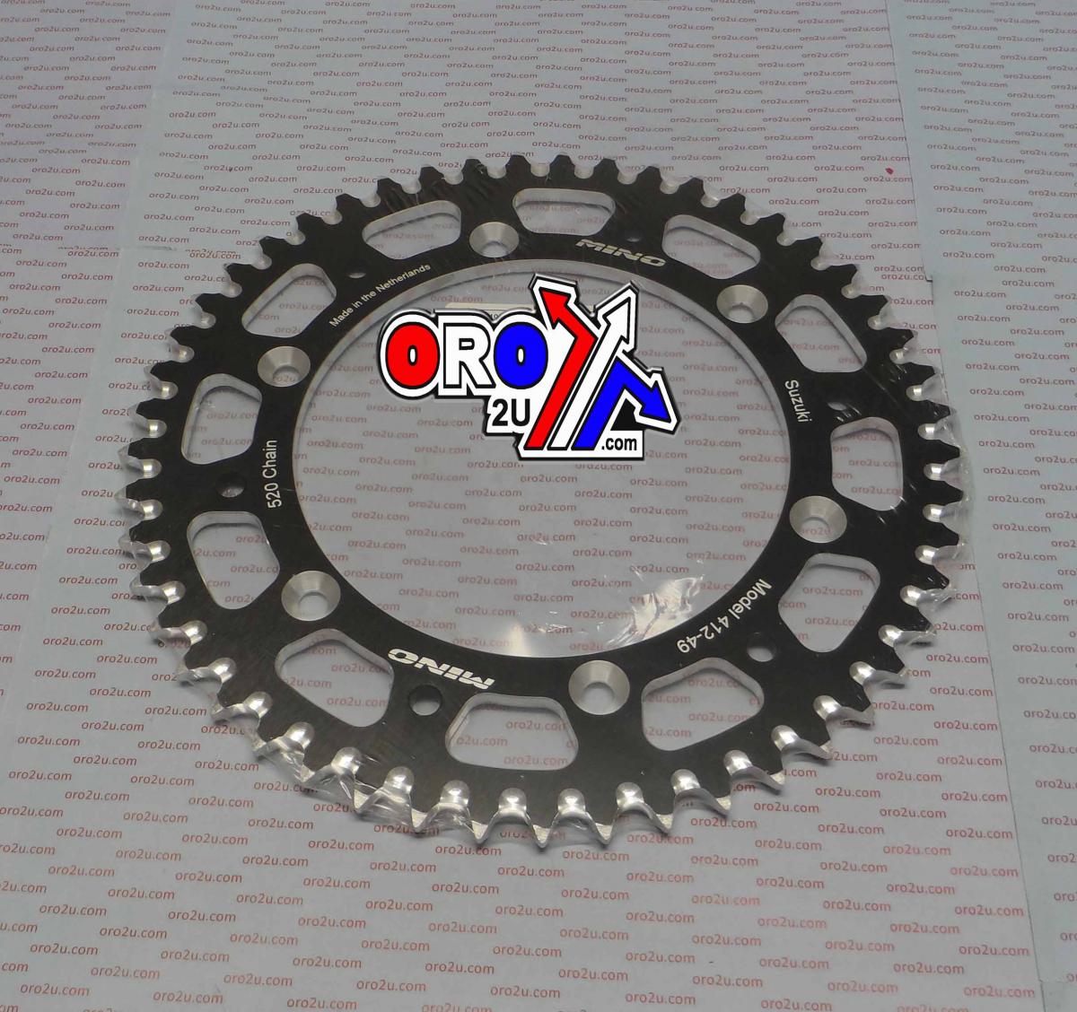 Mino Rear Sprocket JTR828 Alloy Racing, 25-412-520-49