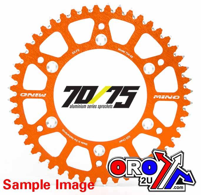 Mino Rear Sprocket Alloy Orange, 25-724-520-51 897