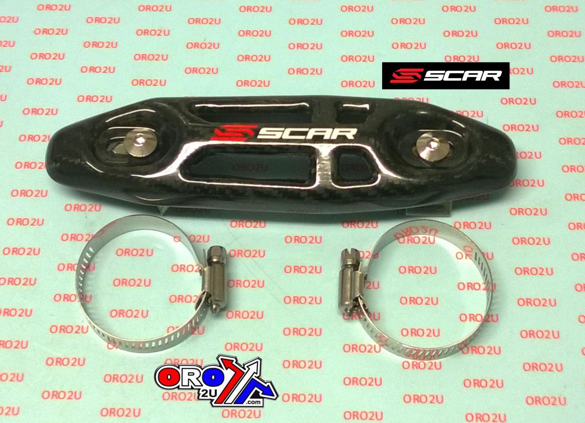 HEAT PROTECTOR CARBON, SCAR RACING CUHP UNIVERSAL, EXHAUST GUARD