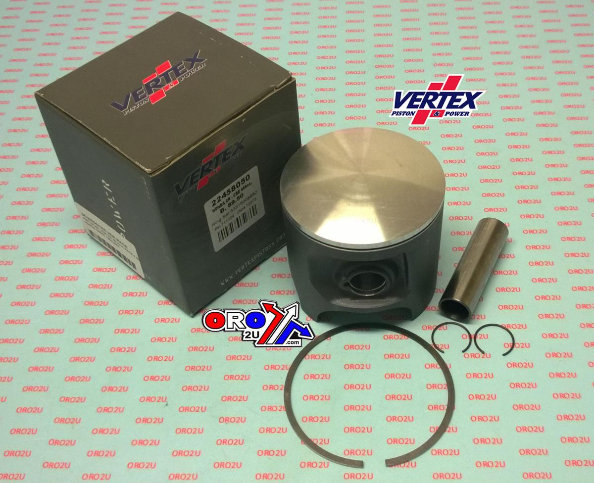 Piston Kit Vertex 91.0 Honda CR/Cre 500 85-01, Vertex 22447200 Os+2.00