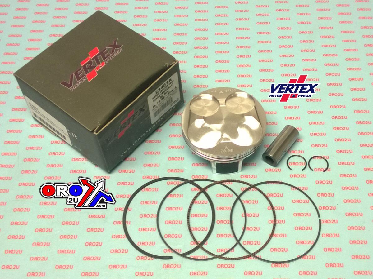 Piston Kit Vertex 79.0 B Honda CRF 250 R/X 04-17, Vertex Os +1.00 Big Bore Compr 13,0:1