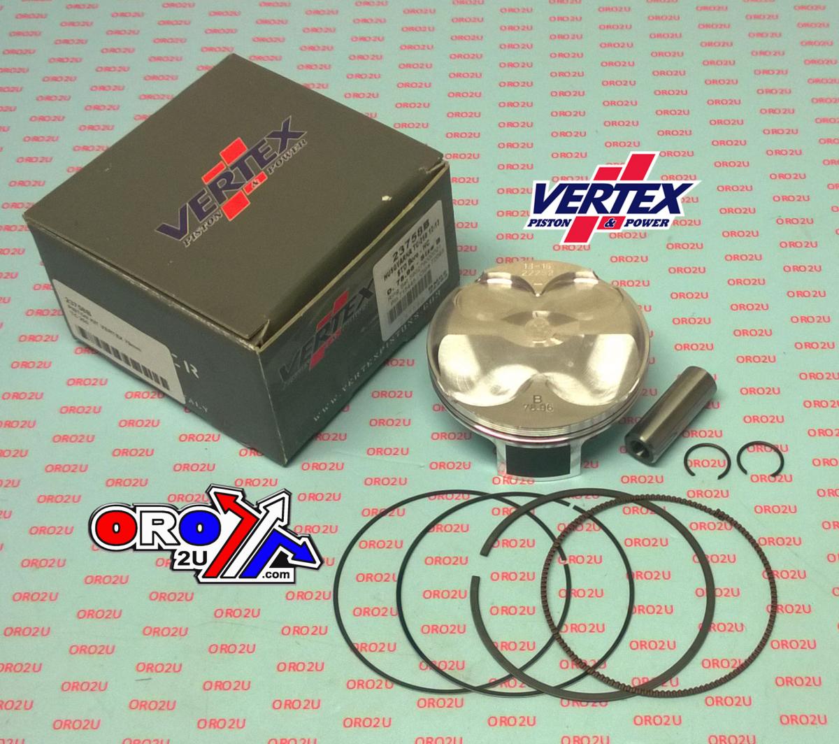 Piston Kit Vertex 79.0 A Hc Husky TC/TE 250 12-13, Vertex Husqvarna/Husaberg Compr 14,1:1