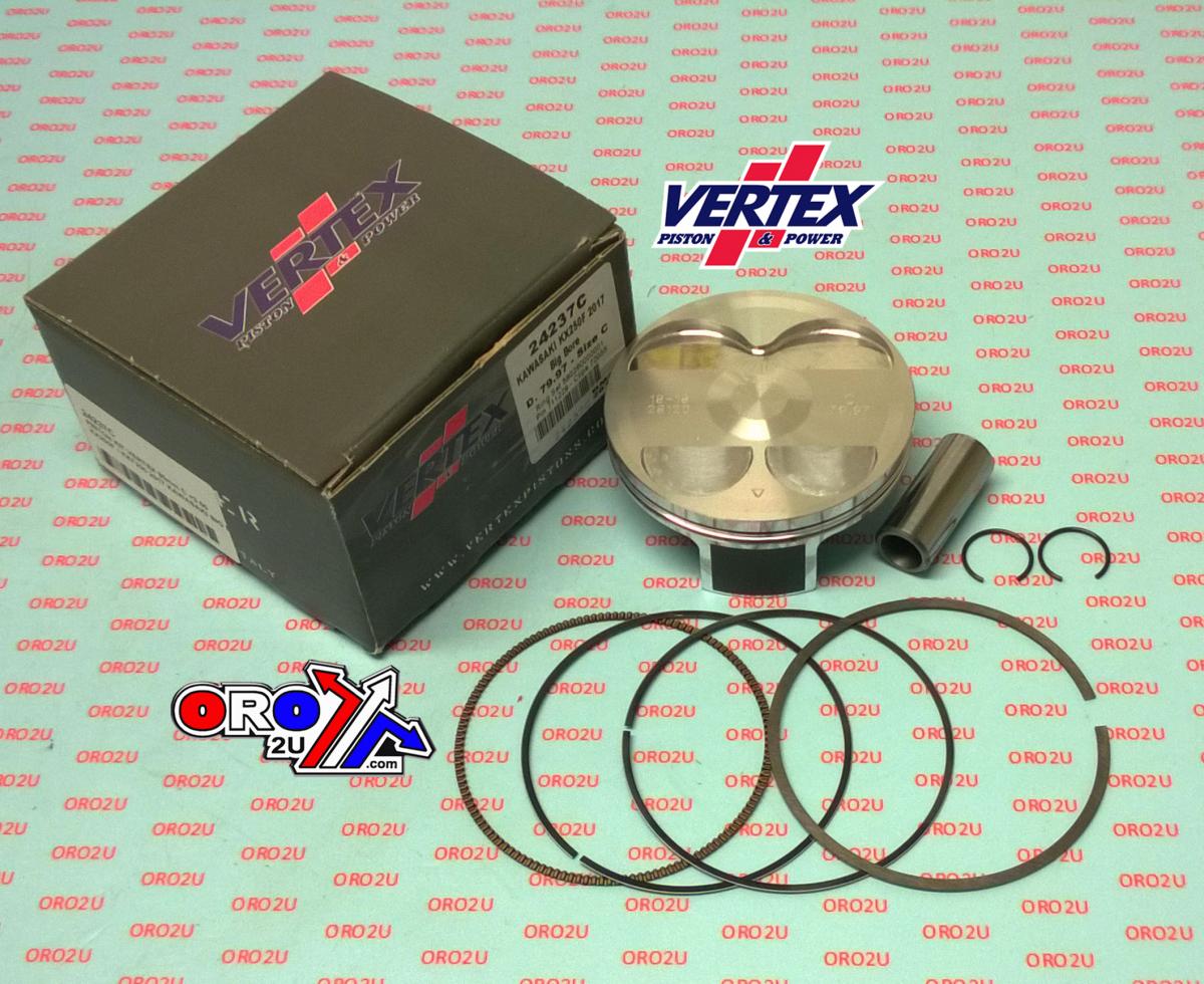 Piston Kit Vertex 80.0 C Kawasaki KX 250 17-19, Vertex Os+3:00 Big Bore Compr 13,7:1