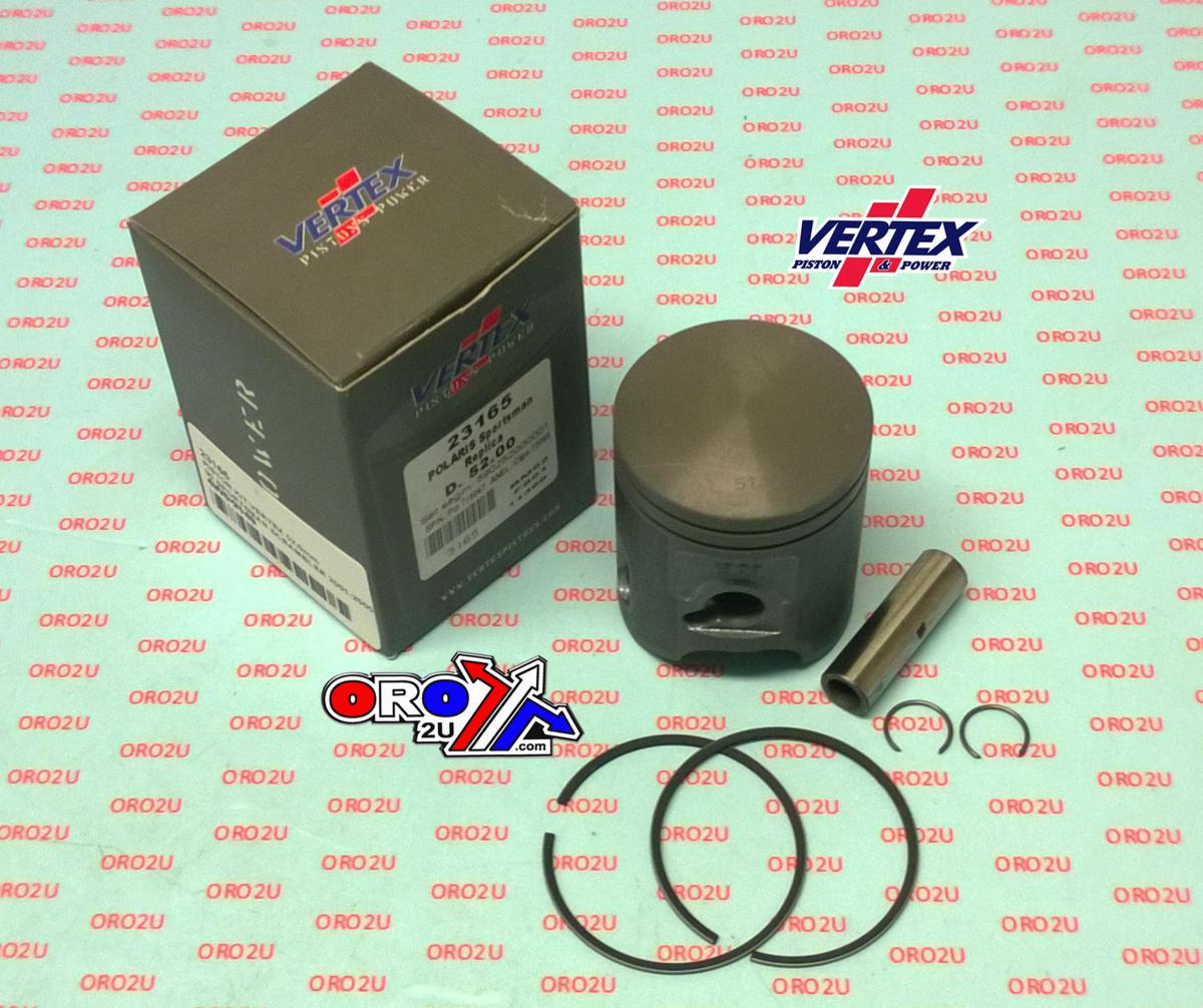 Piston Kit Vertex 52.5 Polaris 90 Sportsman 01-05, Vertex Scrambler Os +0.50