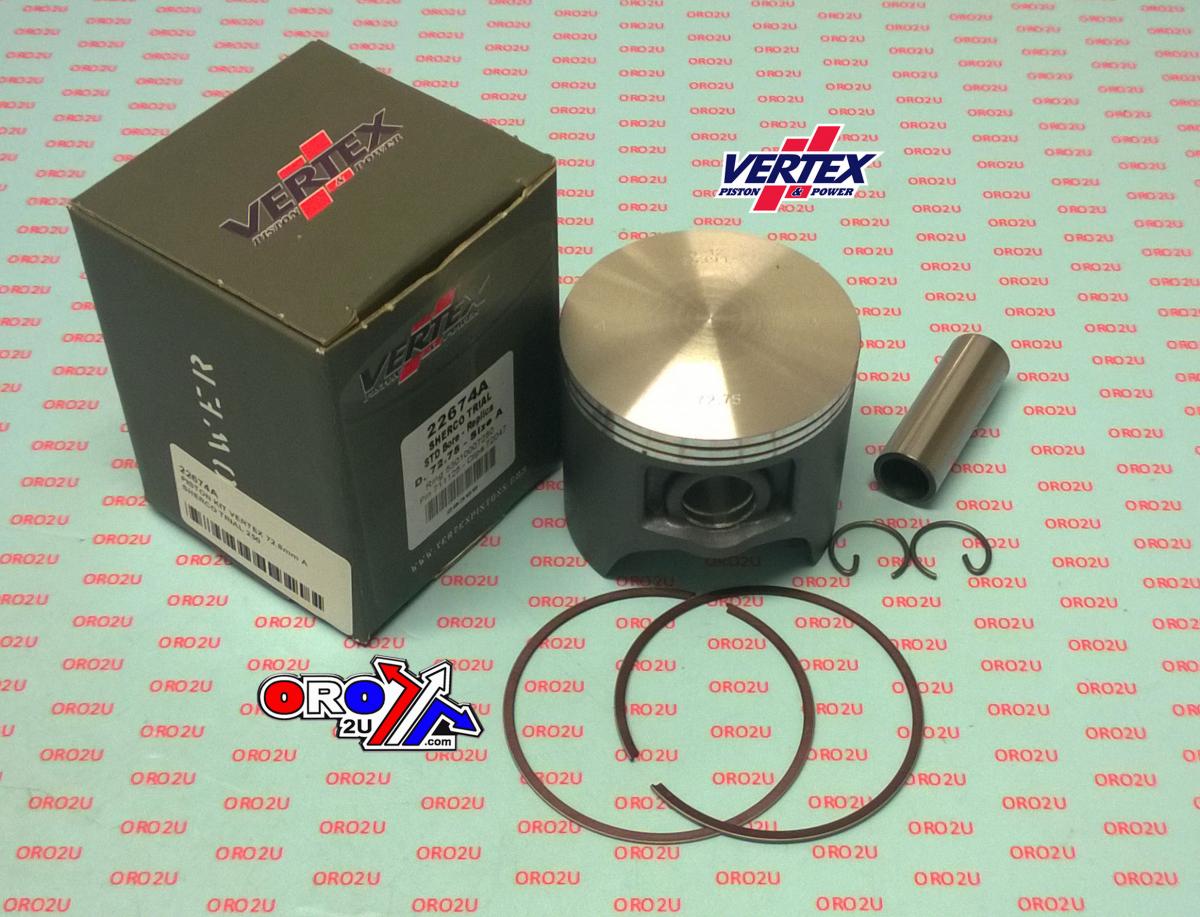 Piston Kit Vertex 72.8 A Sherco Trial 250, Vertex