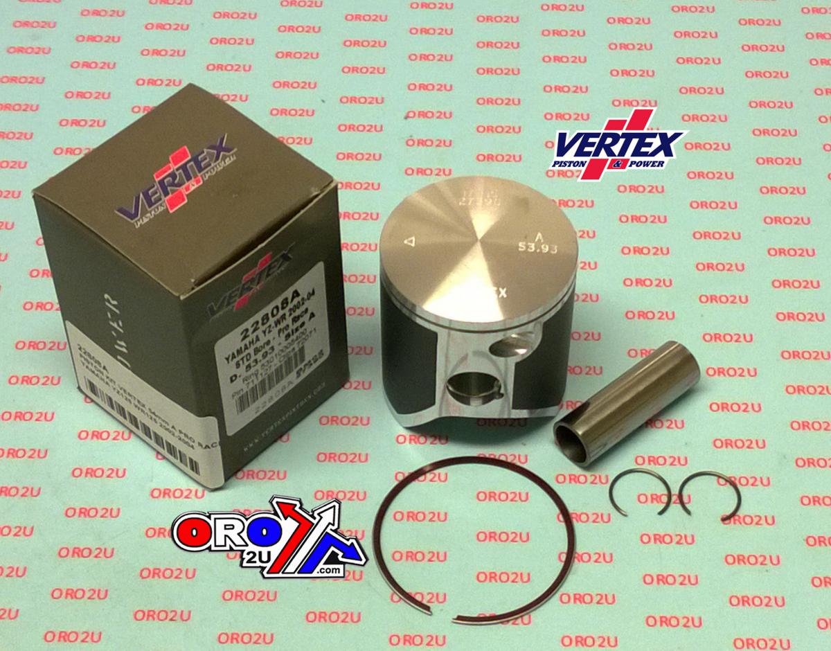 Piston Kit Vertex 54.0 B Yamaha YZ/WR 125 02-04 Pro Race, Vertex