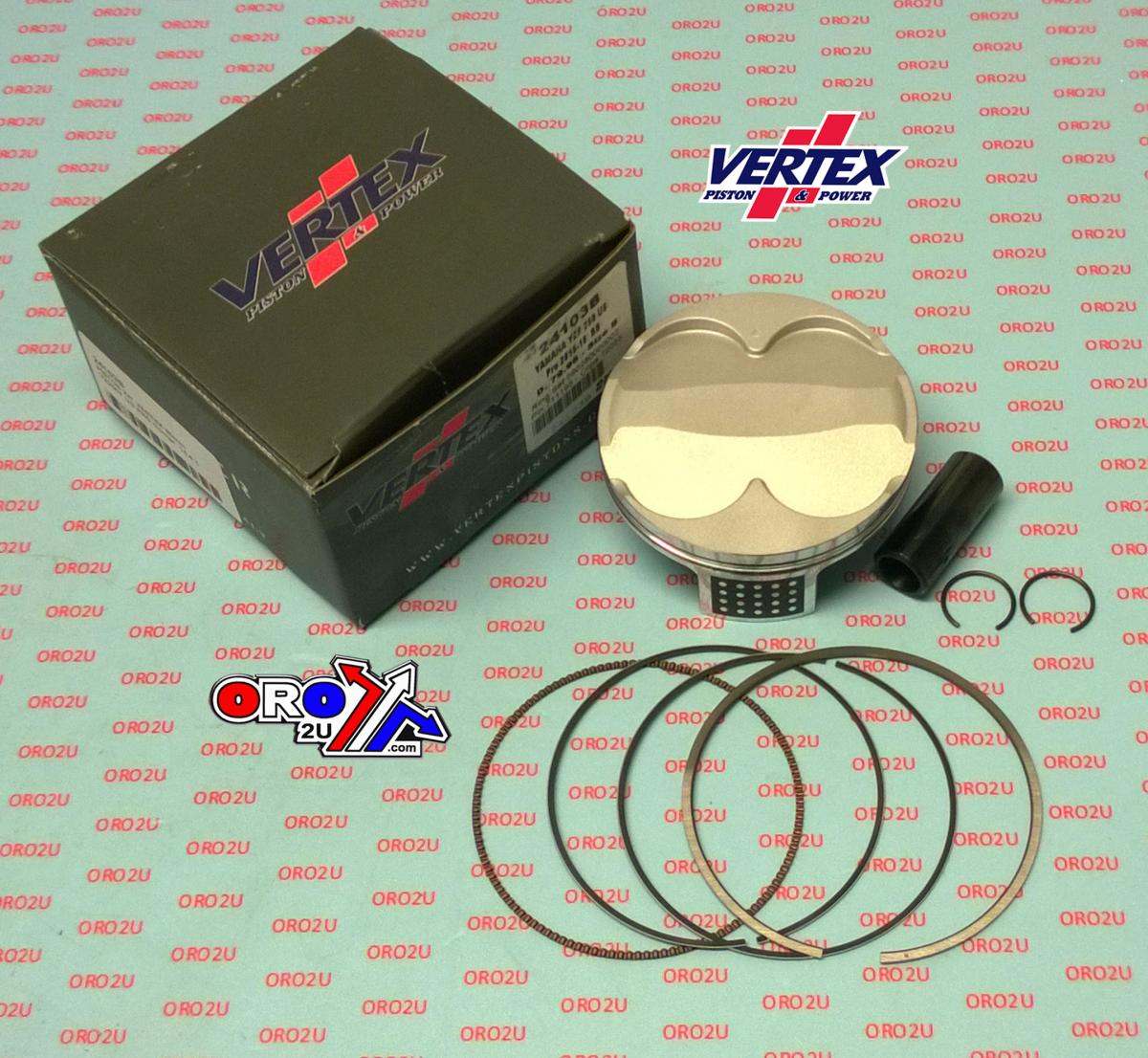 Piston Kit Vertex 80.0 A Yamaha YZ 250 15-18, Vertex Os+3.00 Big Bore Us-pro Compr 14,4:1