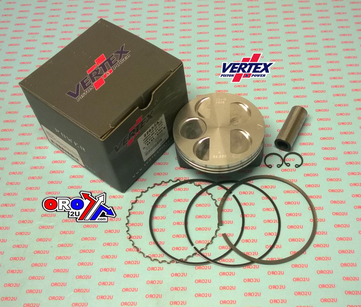 Piston Kit Vertex 95.0 E Yamaha YZ/WR 426 00-02 Race, Vertex Compr 12,5:1 2-RING