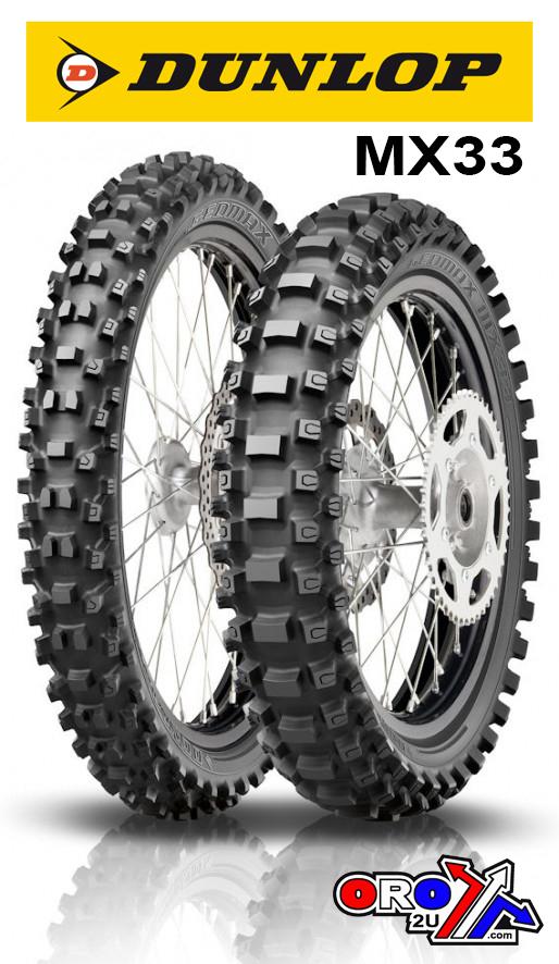 120/90-18 65M TT GEOMAX MX33 DUNLOP, 636100