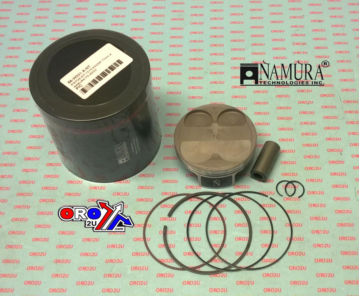 Namura Technologies Piston Kit 15-16 KX250F 77mm A, Namura FX-20032