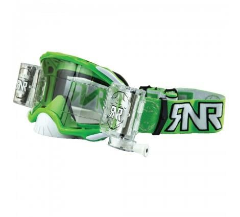 RNR PLATINUM WVS 48mm, GREEN GOGGLE, ROLL OFF, GAA47, WIDE VISION SYSTEM